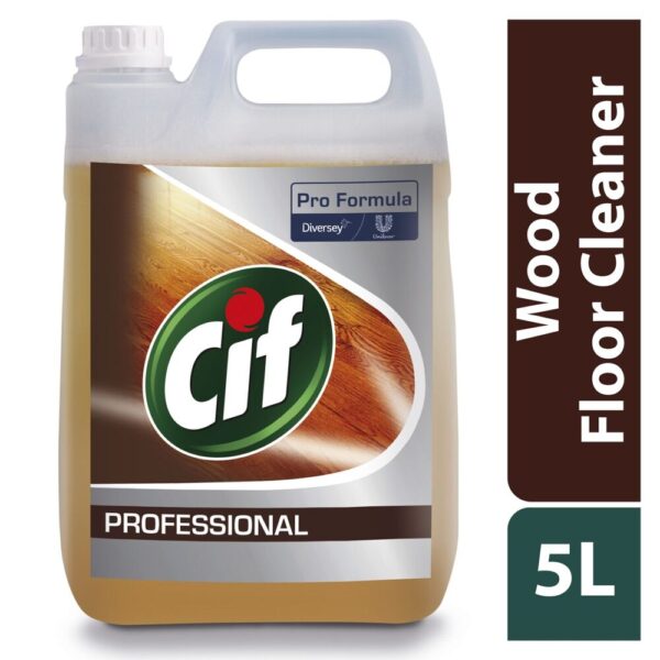 Cif Pro Formula Liquid Wood Floor Cleaner do codziennego mycia podłóg i powierzchni drewnianych 5 L