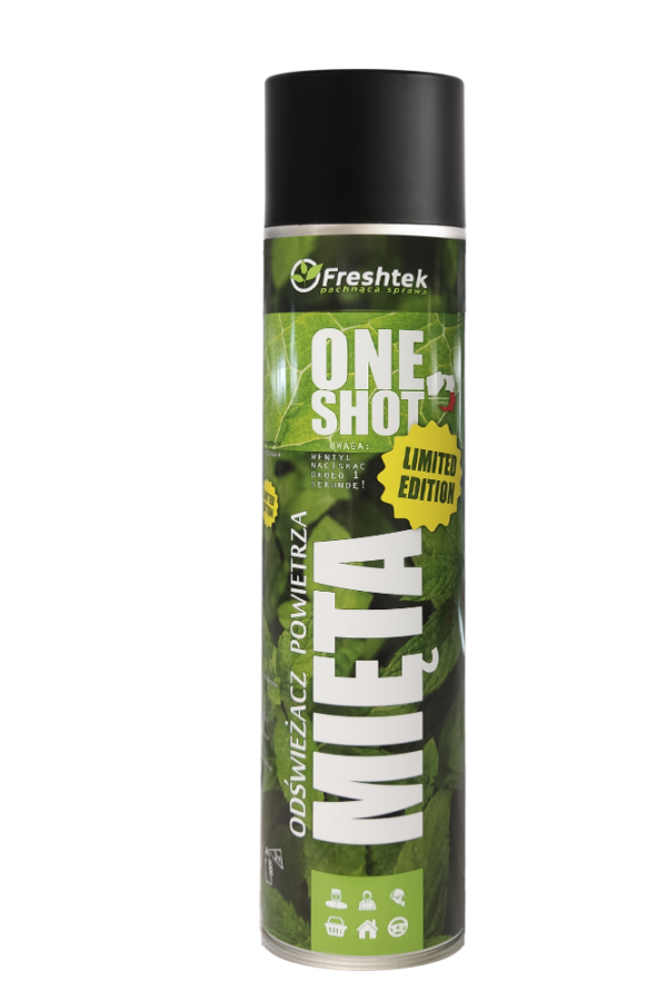 Freshtek ONE SHOT Mięta Odświeżacz 600 ml